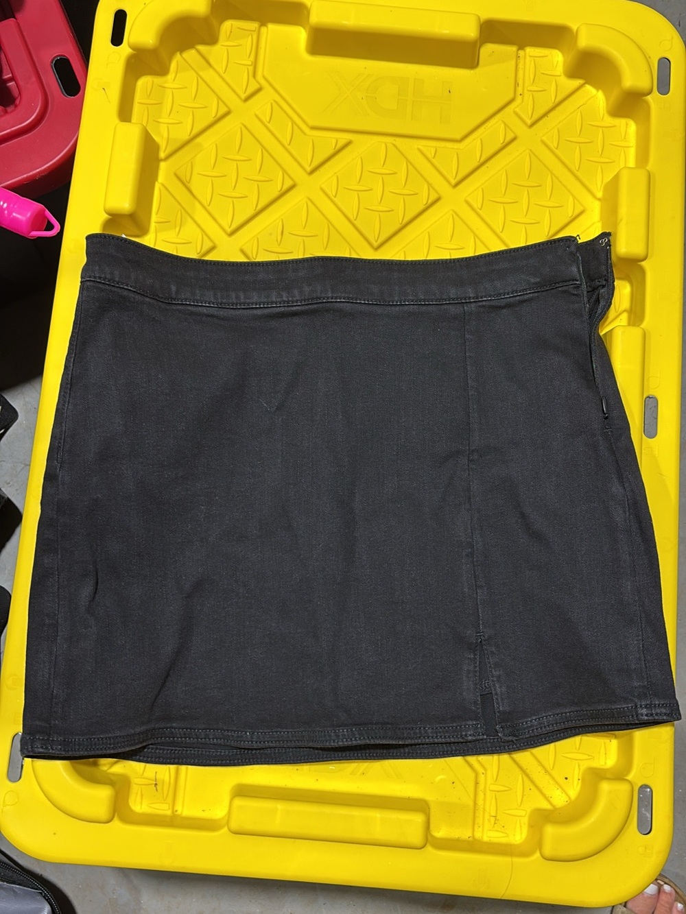 American Eagle Outfitters Black Mini Skirt with Side Zip
